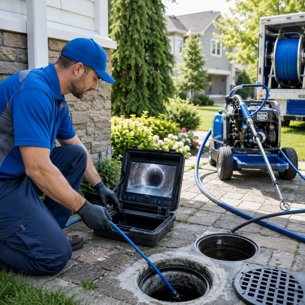 Outdoor drain cleaning professionals serving Greenville, SC