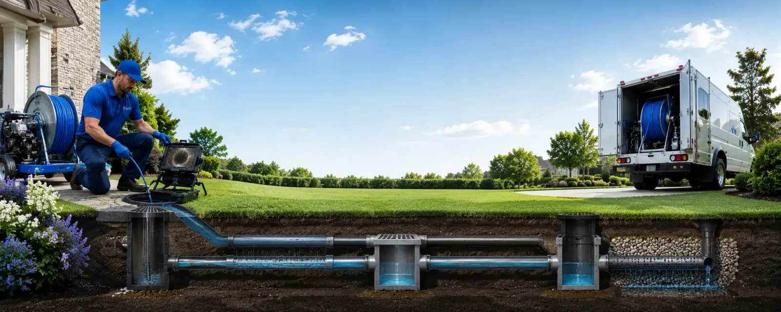 Outdoor drain cleaning information for Greenville, SC